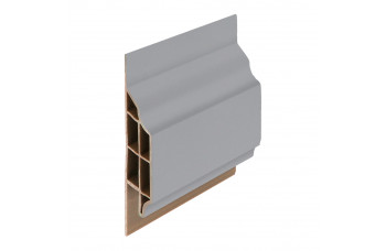 KERALIT SIERLIJST KLASSIEK 10MM DAKRAND GRIJS CLASSIC RAL 7001 600 CM (28500460)