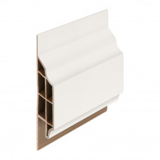 KERALIT SIERLIJST KLASSIEK 10MM DAKRAND WIT CLASSIC RAL 9016 600 CM (28505060)