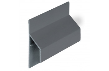 KERALIT TRIM/KRAAL AANSLUITPROFIEL 17MM BASALTGRIJS CLASSIC RAL 7012 600 CM (28101560)