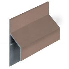 KERALIT TRIM/KRAAL AANSLUITPROFIEL 17MM BRUINGRIJS CLASSIC 600 CM (28100360)
