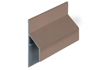 KERALIT TRIM/KRAAL AANSLUITPROFIEL 17MM BRUINGRIJS CLASSIC 600 CM (28100360)