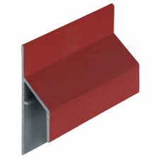 KERALIT TRIM/KRAAL AANSLUITPROFIEL 17MM ROOD CLASSIC RAL 3011 600 CM