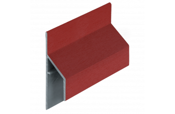 KERALIT TRIM/KRAAL AANSLUITPROFIEL 17MM ROOD CLASSIC RAL 3011 600 CM