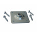 BETONPOER 58 CM ANTRACIET 150X150 / 170X170 DRAADEIND M16 MET MONTAGEPL