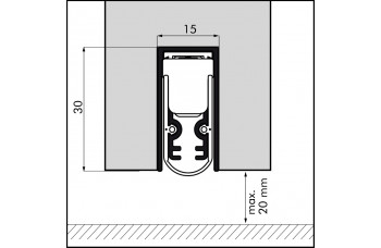 ELLEN MATIC TOCHTVALDORPEL SOUNDPROOF 928MM