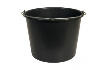 EMMER MET BEUGEL ZWART 20 LTR