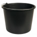 EMMER MET BEUGEL ZWART 20 LTR