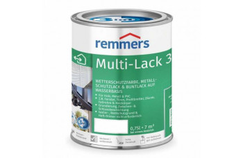 REMMERS MULTI-LAK 3IN1 RAL 9016 WIT 0.75 LTR WATERBASIS