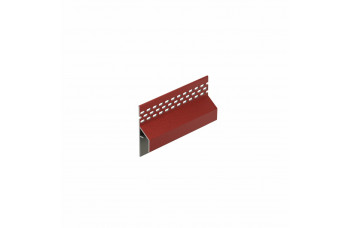 KERALIT TRIM/KRAAL VENTILATIE GEVEL ROOD CLASSIC RAL 3011 600 CM (28495660)