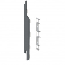 KERALIT EINDKAP+CONNECTOR LINKS VOOR 143 MM 2814 BASALTGRIJS CLASSIC NERF DOOS 5 ST (28601505)