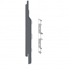 KERALIT EINDKAP+CONNECTOR LINKS VOOR 143 MM 2814 DUSTGREY PURE MAT DOOS 5 ST (28608905)