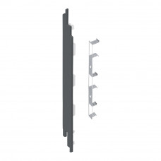 KERALIT EINDKAP+CONNECTOR LINKS VOOR 190 MM 2819 BASALTGRIJS CLASSIC NERF DOOS 5 ST (28841505)