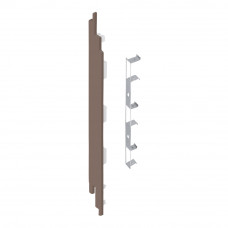 KERALIT EINDKAP+CONNECTOR LINKS VOOR 190 MM 2819 BRUINGRIJS CLASSIC NERF DOOS 5 ST (28840305)