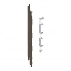 KERALIT EINDKAP+CONNECTOR LINKS VOOR 190 MM 2819 KWARTSGRIJS CLASSIC NERF DOOS 5 ST (28840505)