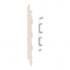 KERALIT EINDKAP+CONNECTOR LINKS VOOR 190 MM 2819 SANDCREAM PURE MAT DOOS 5 ST (28848305)