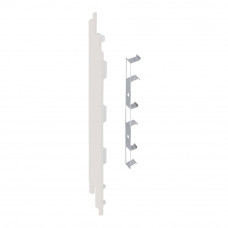 KERALIT EINDKAP+CONNECTOR LINKS VOOR 190 MM 2819 WIT CLASSIC NERF DOOS 5 ST (28845005)