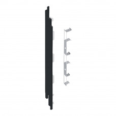 KERALIT EINDKAP+CONNECTOR LINKS VOOR 190 MM 2819 ZWARTGRIJS CLASSIC NERF DOOS 5 ST (28841805)