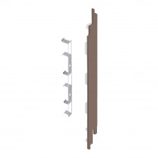 KERALIT EINDKAP+CONNECTOR RECHTS VOOR 190 MM 2819 BRUINGRIJS CLASSIC NERF DOOS 5 ST (28850305)