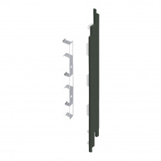 KERALIT EINDKAP+CONNECTOR RECHTS VOOR 190 MM 2819 DONKERGROEN CLASSIC NERF DOOS 5 ST (28855405)