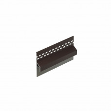 KERALIT TRIM/KRAAL VENTILATIE DAKRANDPANEEL DONKERBRUIN CLASSIC 600 CM (28335160)