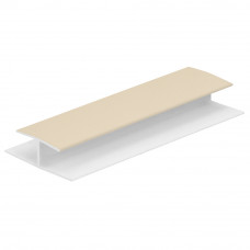 H-VERBINDINGPROFIEL 10MM LICHT IVOOR (RENOLIT) L= 2600 MM