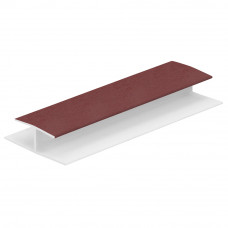 H-VERBINDINGPROFIEL 10MM WIJNROOD (RENOLIT) L= 2600 MM
