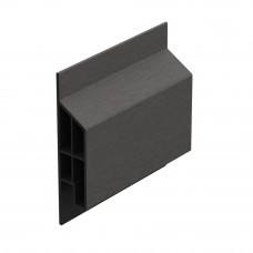 HEERING TRIM/KRAAL SIERLIJST MODERN - KWARTSGRIJS - CLASSIC (MET HOUTNERF) L= 600CM