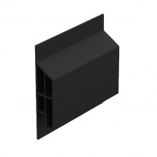 HEERING TRIM/KRAAL SIERLIJST MODERN - GRAFIETZWART - CLASSIC (MET HOUTNERF) L= 600CM