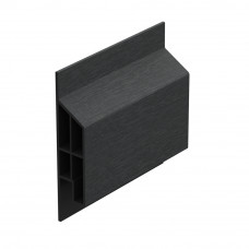 HEERING TRIM/KRAAL SIERLIJST MODERN - ZWARTGRIJS - CLASSIC (MET HOUTNERF) L= 600CM