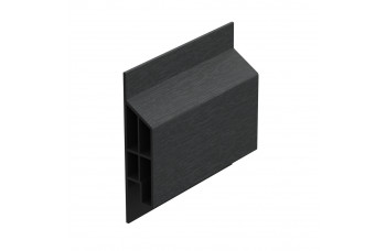 HEERING TRIM/KRAAL SIERLIJST MODERN - ZWARTGRIJS - CLASSIC (MET HOUTNERF) L= 600CM